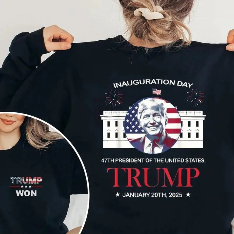 We Won Trump 2024 Election Vance 45 47 MAGA November - Adult & Kids T-Shirts, Sweatshirts & Hoodies apparel design preview 1