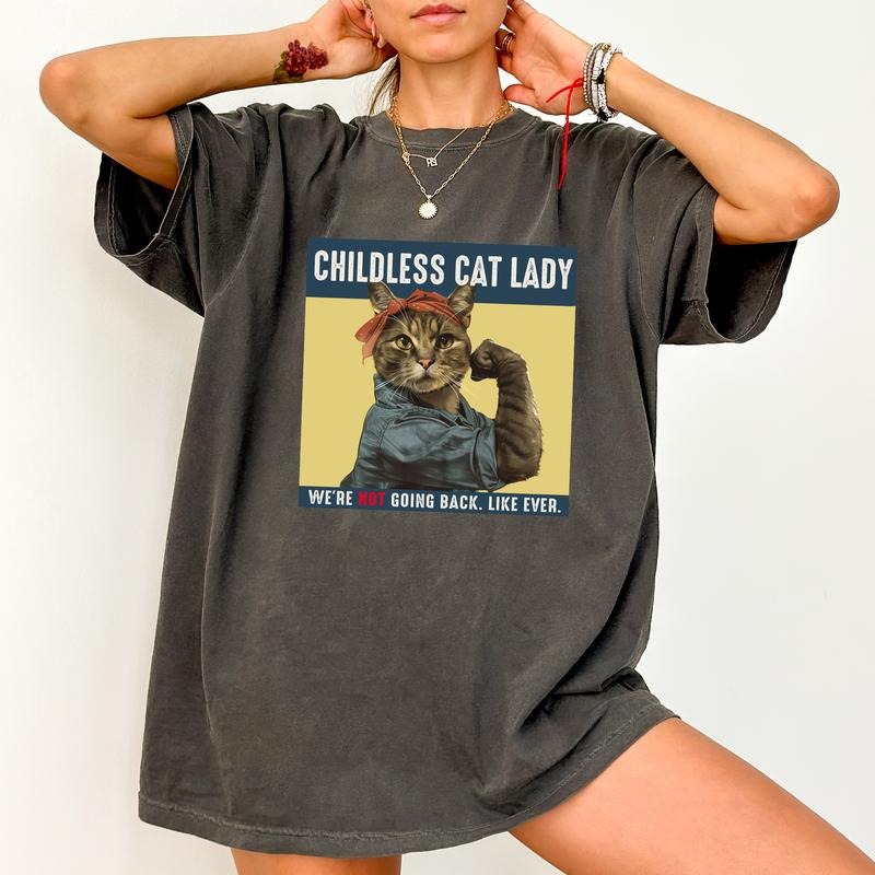 We Are Not Going Back Like Ever Retro Cat Printed - Adult & Kids T-Shirts, Sweatshirts & Hoodies apparel design preview 1
