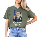 We Will Win Donald Trump 2024. Fan - Adult & Kids T-Shirts, Sweatshirts & Hoodies apparel design preview 1