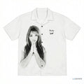 Welcome X Britney Spears Praying Hands Aop Hawaiian - Adult & Kids T-Shirts, Sweatshirts & Hoodies apparel design preview 1