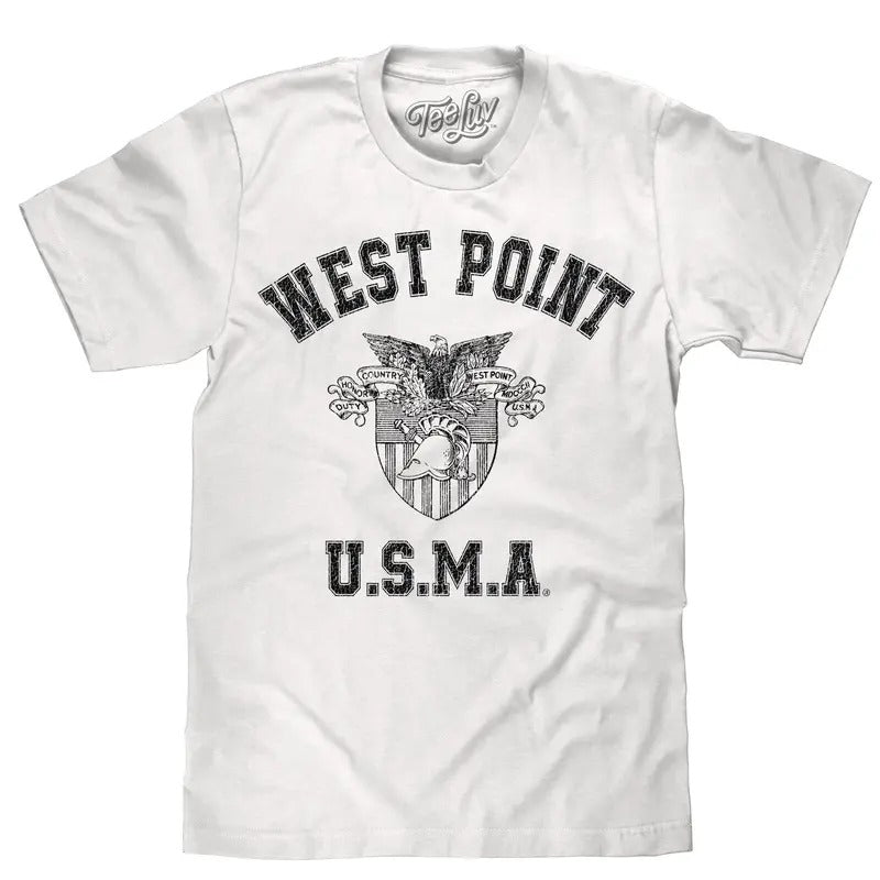 West Point U.S.M. White - Adult & Kids T-Shirts, Sweatshirts & Hoodies apparel design preview 1