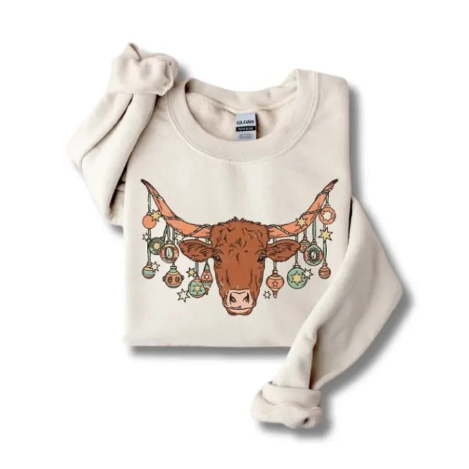 Western Bull Skull Cowboy Vintage Streetwear Tops - Adult & Kids T-Shirts, Sweatshirts & Hoodies apparel design preview 1