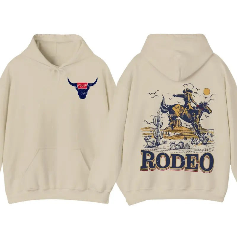 Western Cowboy Rodeo Vintage 90s - Adult & Kids T-Shirts, Sweatshirts & Hoodies apparel design preview 1