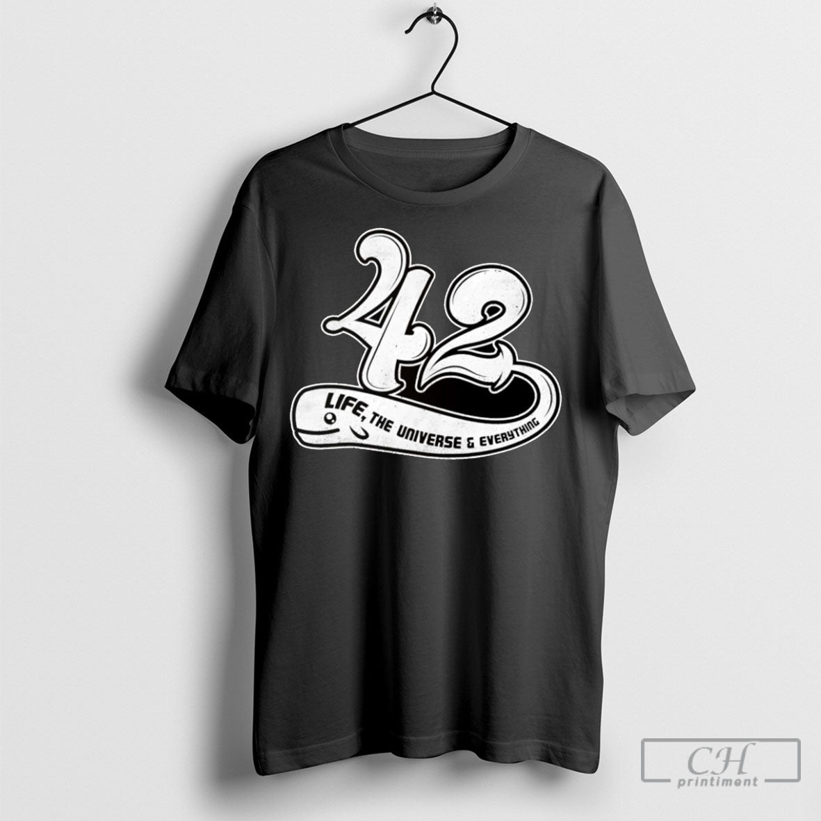 Whale 42 Life The Universe And Everything - Adult & Kids T-Shirts, Sweatshirts & Hoodies apparel design preview 1