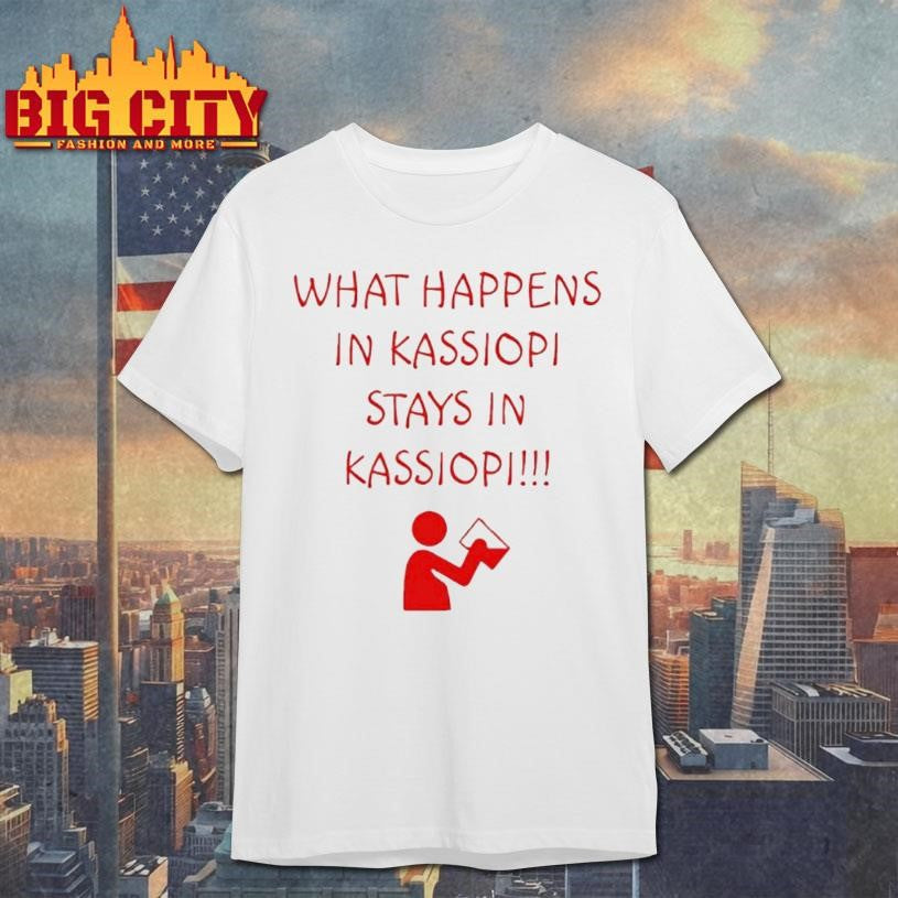 What Happens In Kassiopi Stays - Adult & Kids T-Shirts, Sweatshirts & Hoodies apparel design preview 1