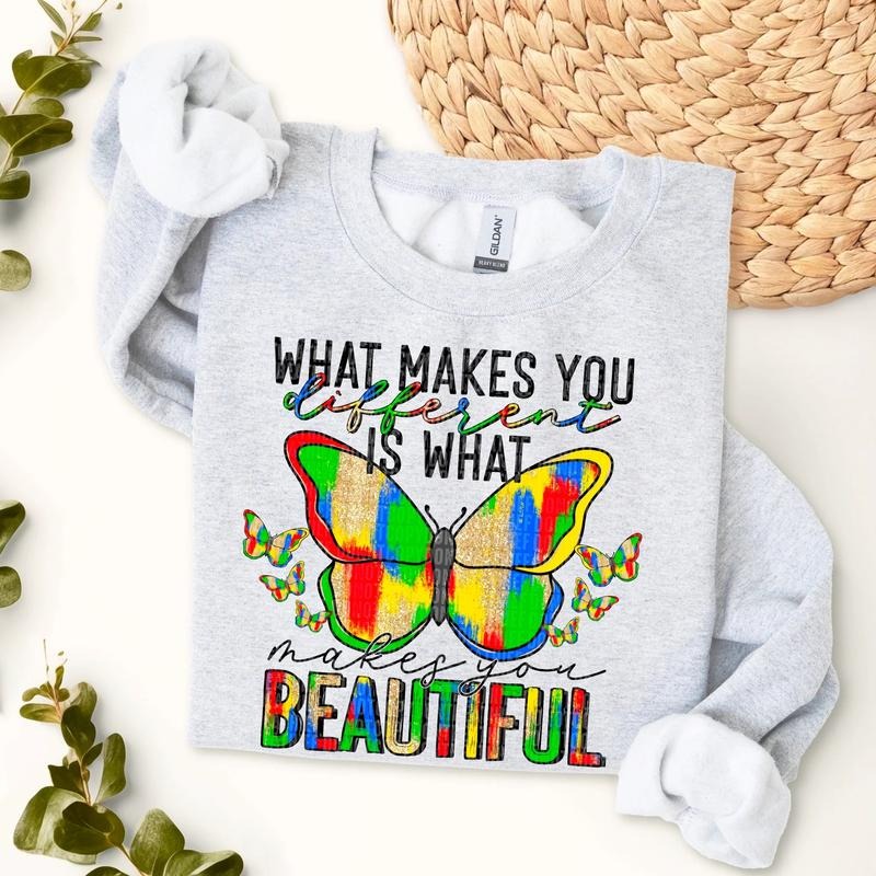 What Makes You Different Is DTF Transfers THIS NOT - Adult & Kids T-Shirts, Sweatshirts & Hoodies apparel design preview 1