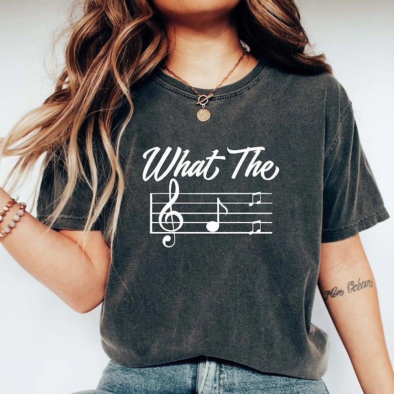 What F Musical Note Musician Pianist Music Lover - Adult & Kids T-Shirts, Sweatshirts & Hoodies apparel design preview 1