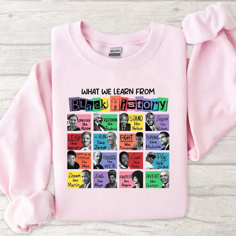 What We Learn Black History Lives Matter Month Human - Adult & Kids T-Shirts, Sweatshirts & Hoodies apparel design preview 1