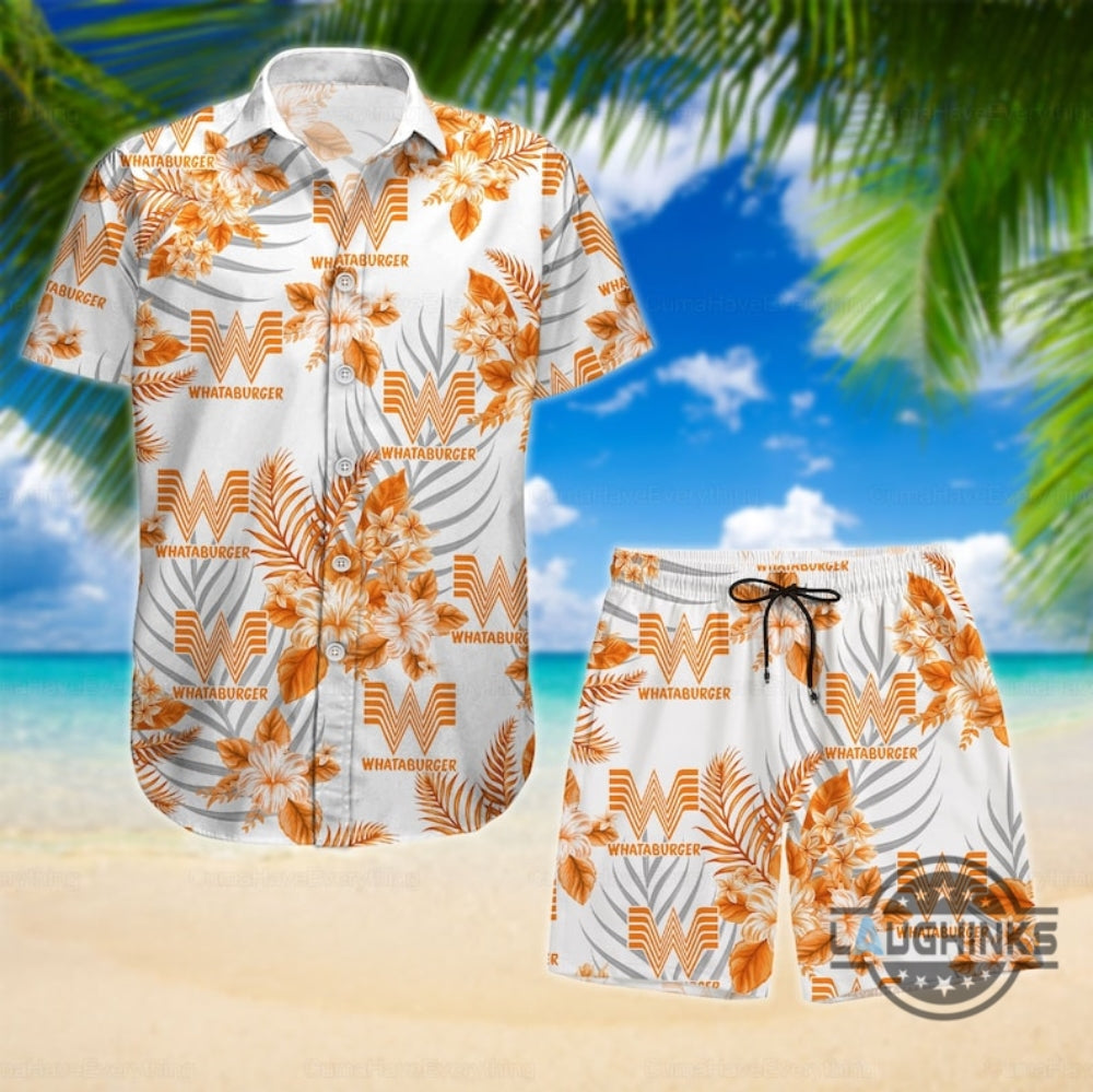 Whataburger Hawaiian And Shorts Fast Food Aloha - Adult & Kids T-Shirts, Sweatshirts & Hoodies apparel design preview 1