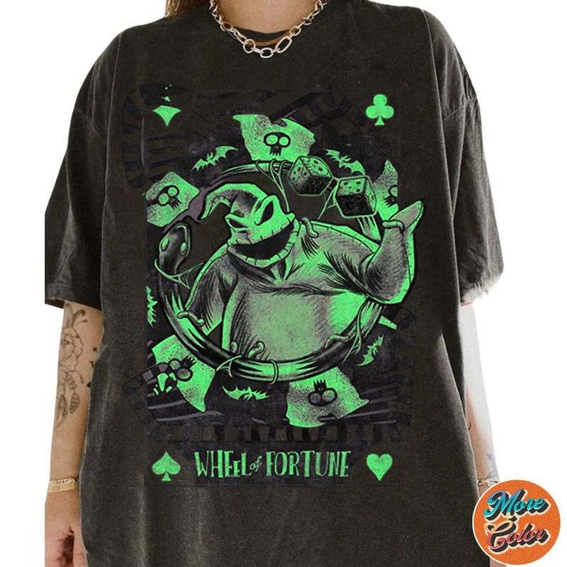 Wheel Fortune Nightmare Before Cotton Crew Neck Size - Adult & Kids T-Shirts, Sweatshirts & Hoodies apparel design preview 1