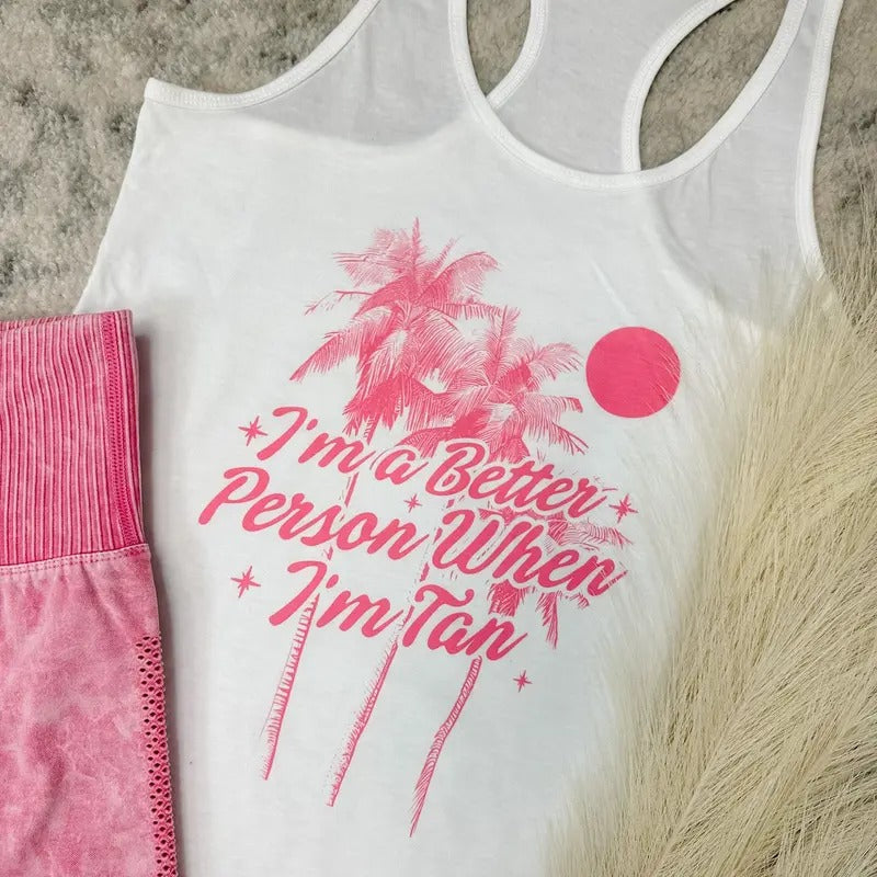 When I'M Tan Top - Adult & Kids T-Shirts, Sweatshirts & Hoodies apparel design preview 1