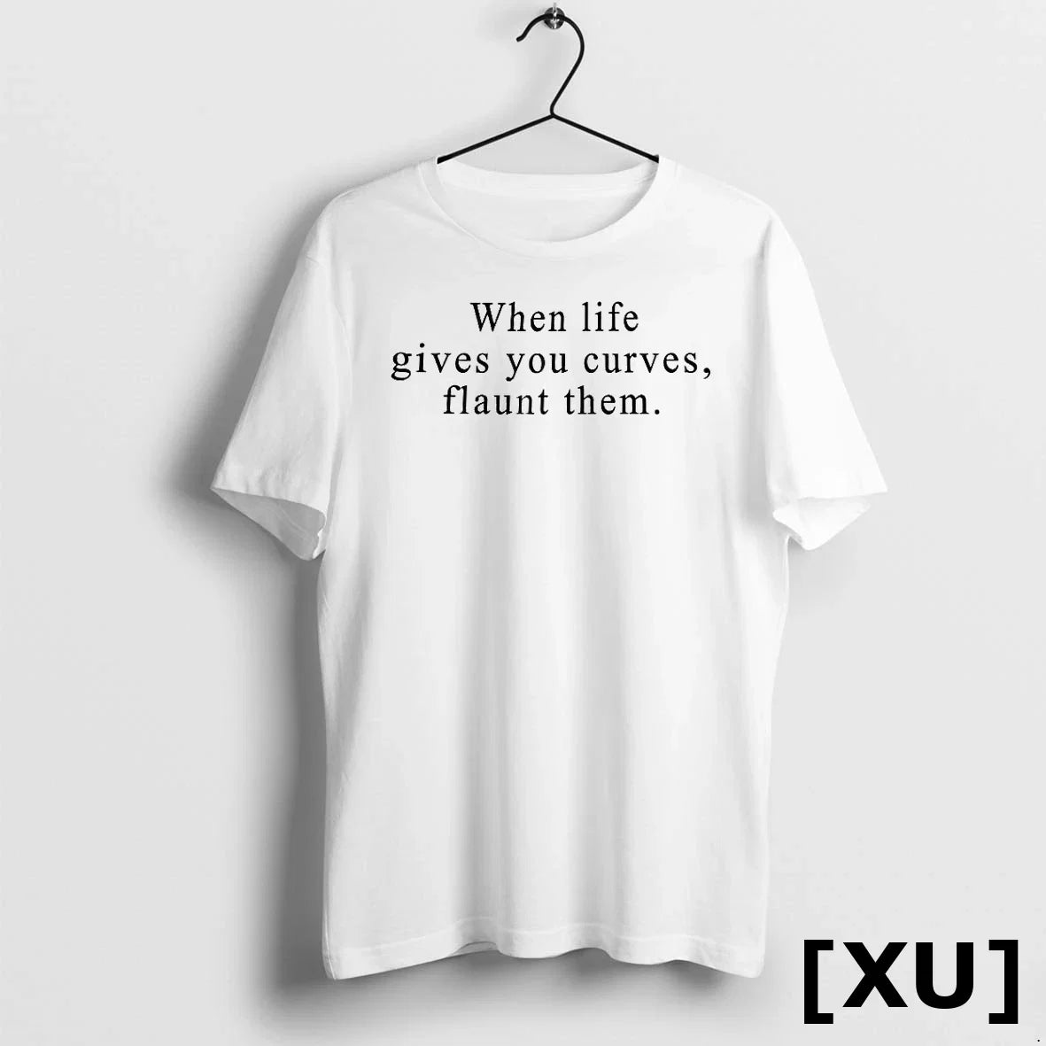 When Life Gives You Curves Flaunt Them Sweater - Adult & Kids T-Shirts, Sweatshirts & Hoodies apparel design preview 1