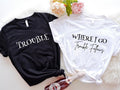 Where I Go Trouble Follows Funny Matching Friends - Adult & Kids T-Shirts, Sweatshirts & Hoodies apparel design preview 1