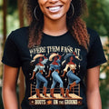 Where Them Fans Boots Ground County Western Dance - Adult & Kids T-Shirts, Sweatshirts & Hoodies apparel design preview 1