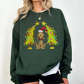 Whimsical Tree Dog Max Whoville Green Star - Adult & Kids T-Shirts, Sweatshirts & Hoodies apparel design preview 1