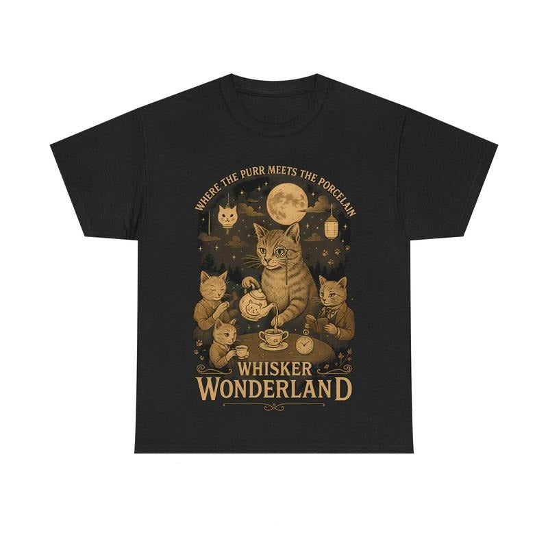 Whisker Wonderland Cute Cat - Adult & Kids T-Shirts, Sweatshirts & Hoodies apparel design preview 1
