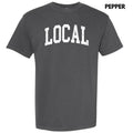 White Local Varsity Letter Comfort Colors 'NLB' - Adult & Kids T-Shirts, Sweatshirts & Hoodies apparel design preview 1
