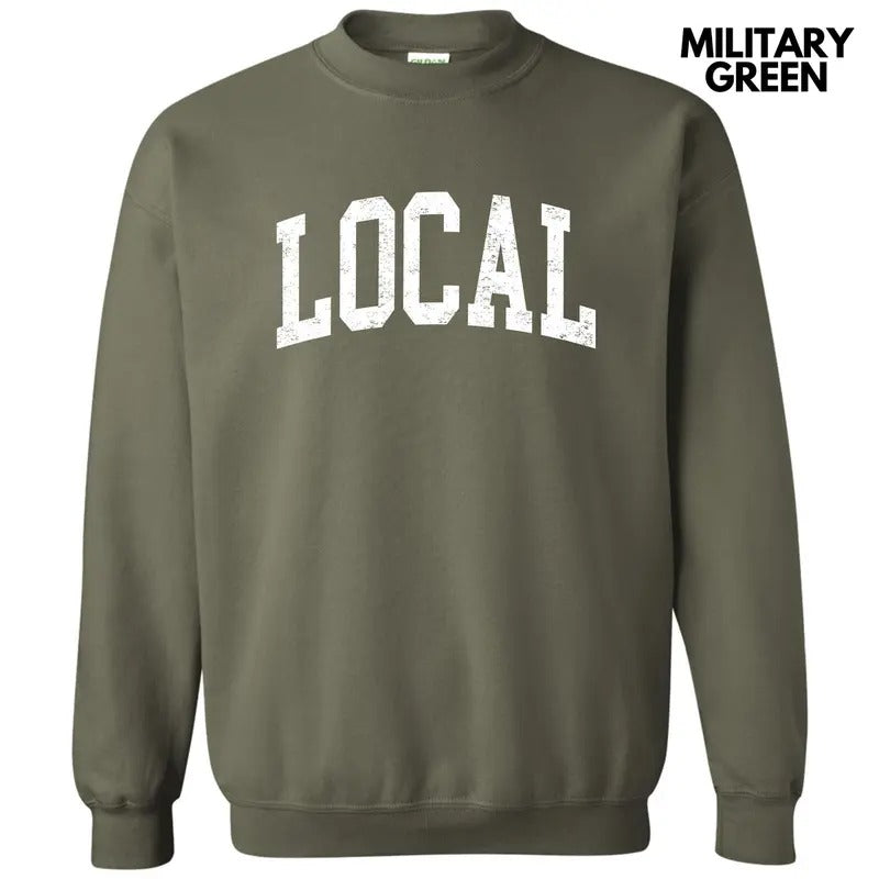 White Local Varsity Letter 'NLB' - Adult & Kids T-Shirts, Sweatshirts & Hoodies apparel design preview 1