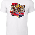 White 1992 Dream Team Big Head - Adult & Kids T-Shirts, Sweatshirts & Hoodies apparel design preview 1