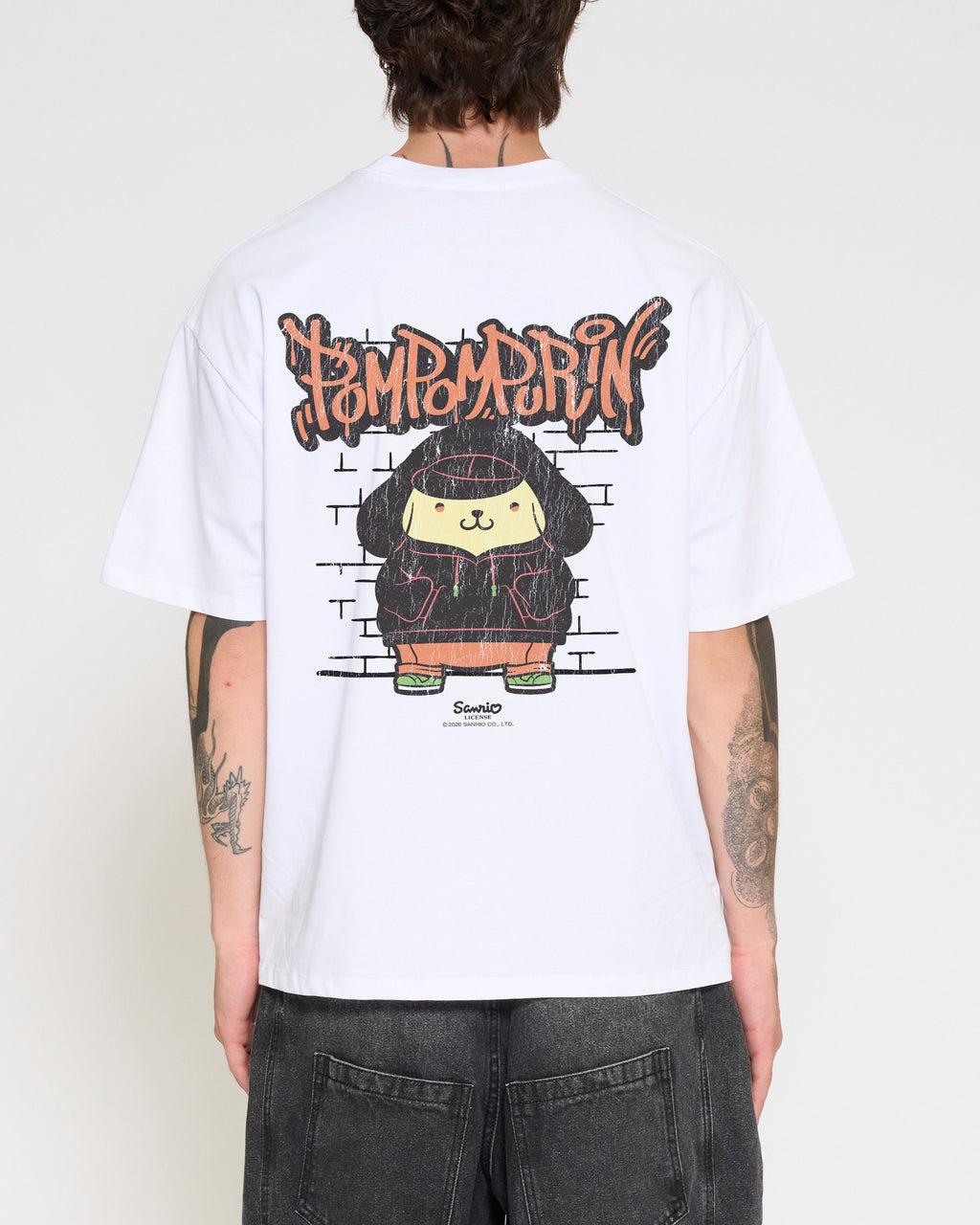 Pompompurin Street Oversized - Adult & Kids T-Shirts, Sweatshirts & Hoodies apparel design preview 1