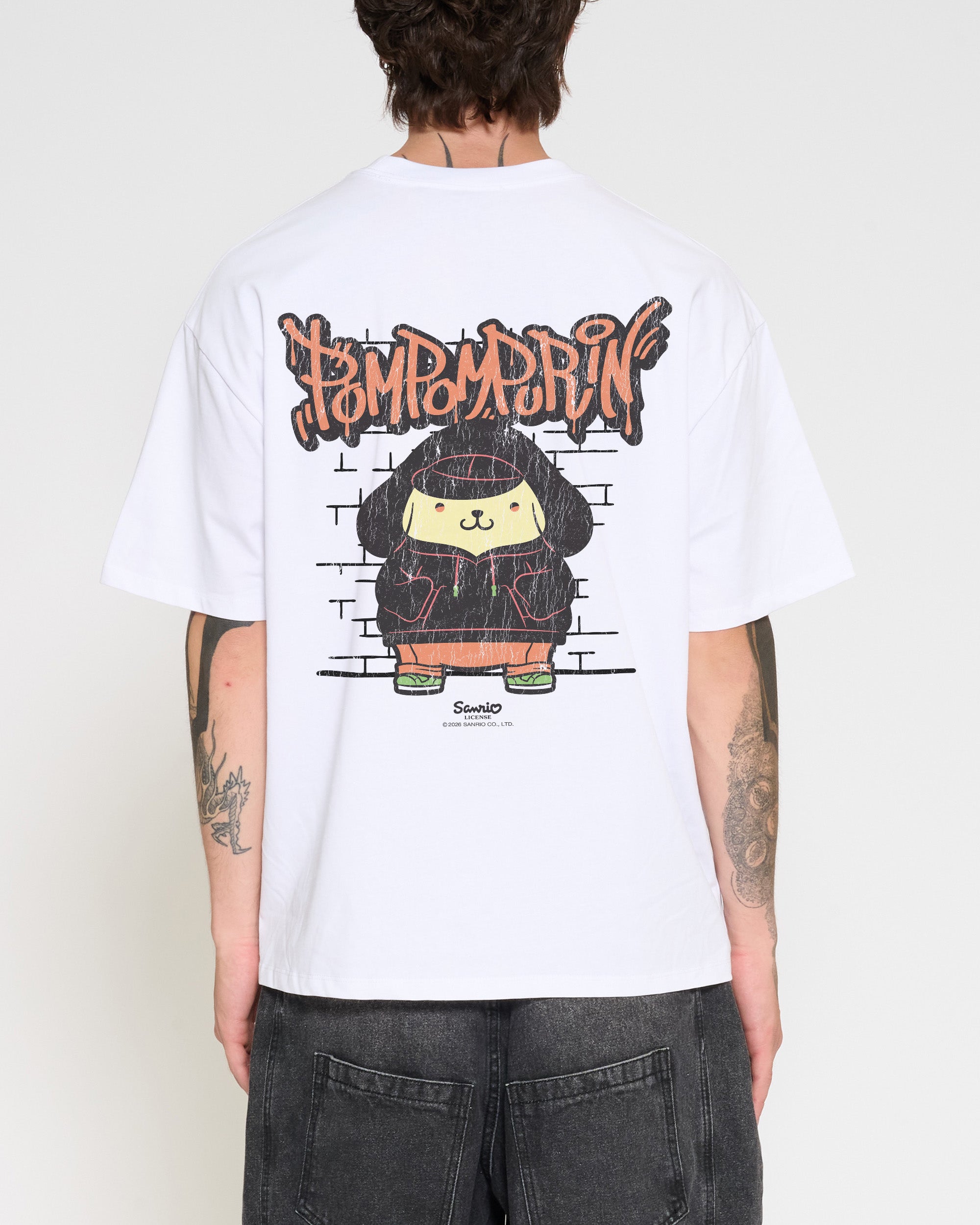 Pompompurin Street Oversized - Adult & Kids T-Shirts, Sweatshirts & Hoodies apparel design preview 1