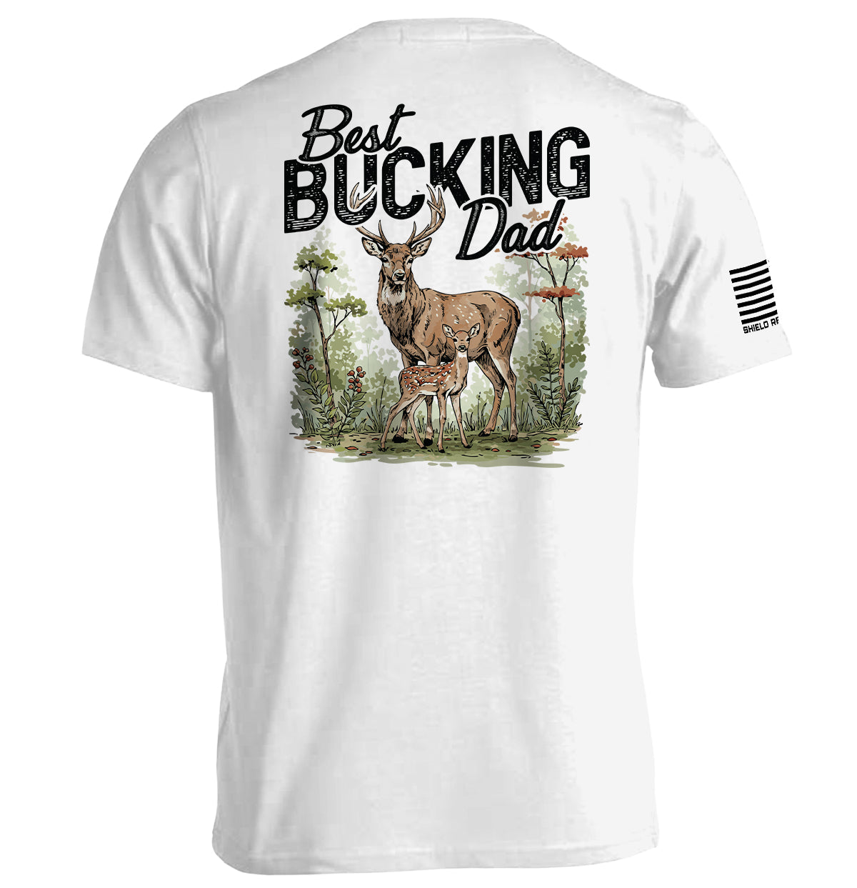 Best Bucking Dad - Adult & Kids T-Shirts, Sweatshirts & Hoodies apparel design preview 1