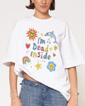 I'm Dead Inside Oversized - Adult & Kids T-Shirts, Sweatshirts & Hoodies apparel design preview 1