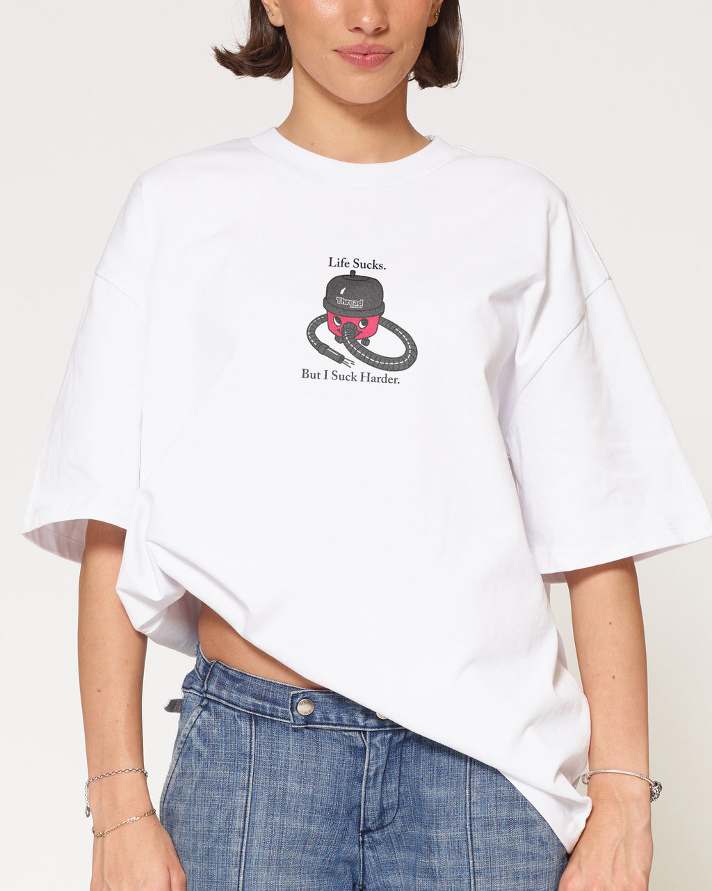 Life Sucks Oversized - Adult & Kids T-Shirts, Sweatshirts & Hoodies apparel design preview 1