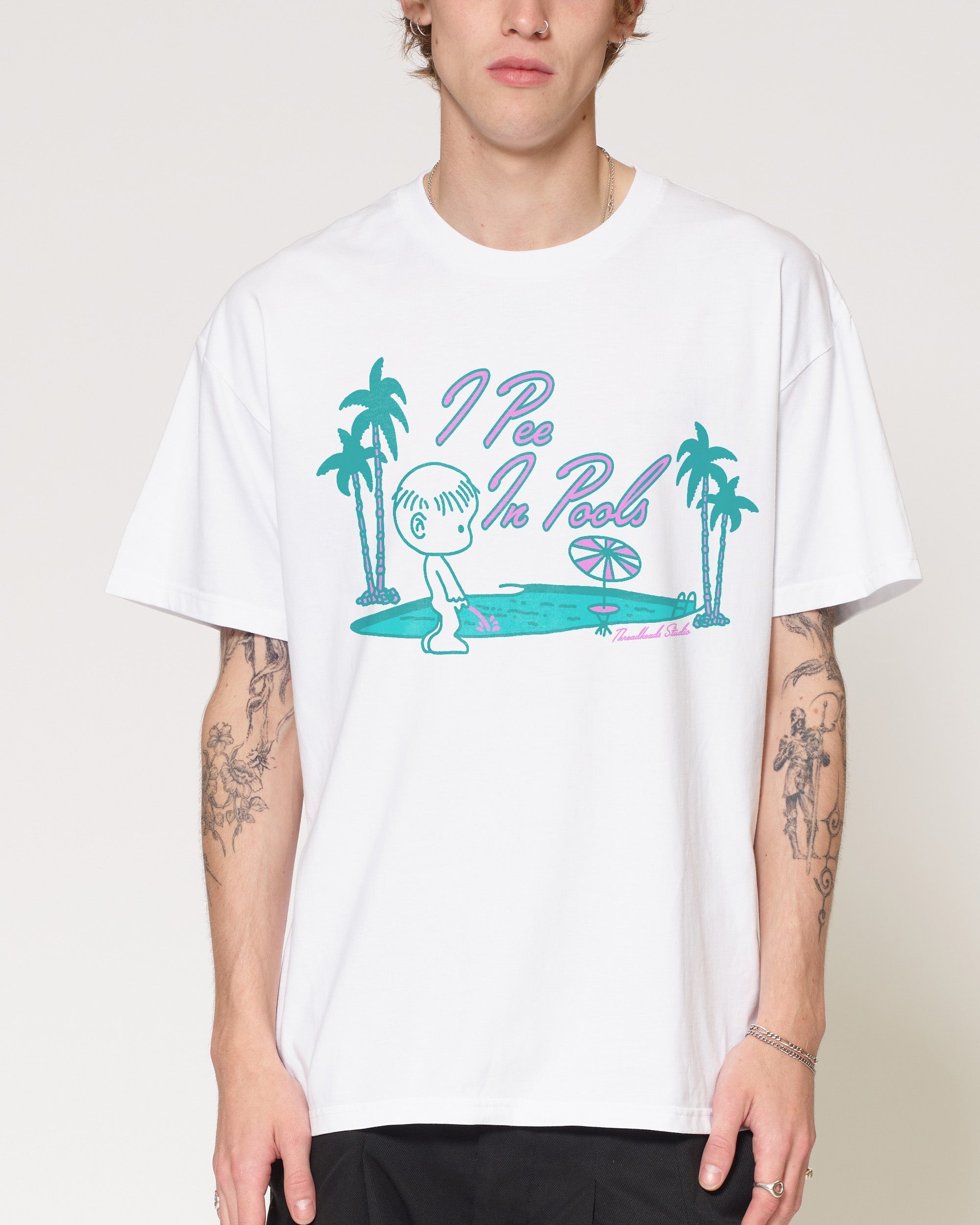 I Pee In Pools - Adult & Kids T-Shirts, Sweatshirts & Hoodies apparel design preview 1