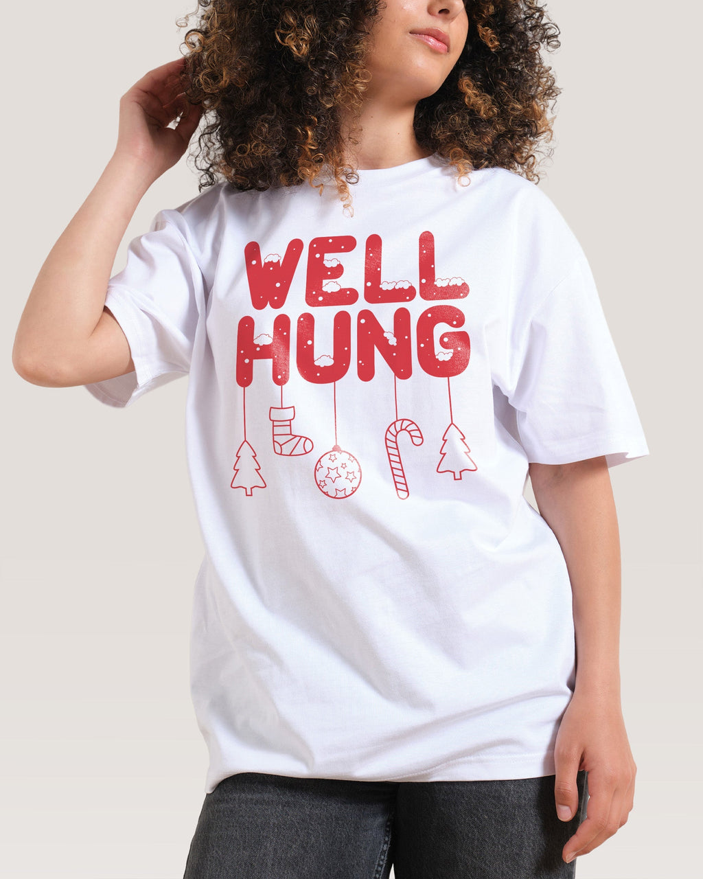 Well Hung - Adult & Kids T-Shirts, Sweatshirts & Hoodies apparel design preview 1