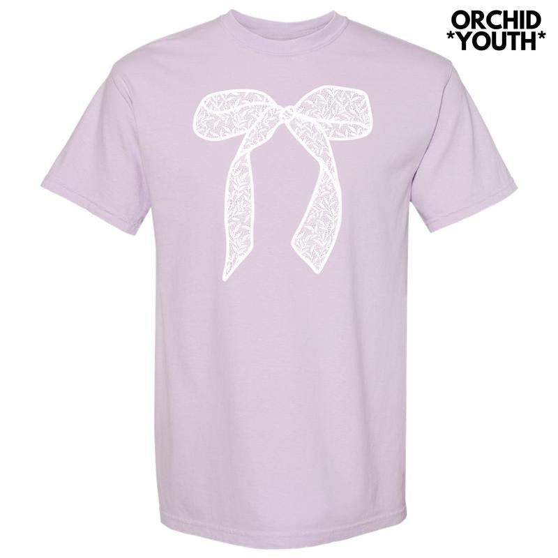 White Lace Bow Comfort Colors 'NLB' - Adult & Kids T-Shirts, Sweatshirts & Hoodies apparel design preview 1
