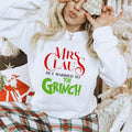 White Mrs Claus Gildan - Adult & Kids T-Shirts, Sweatshirts & Hoodies apparel design preview 1