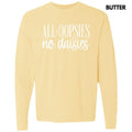 White Oopsie Daisies Comfort Colors 'NLB' - Adult & Kids T-Shirts, Sweatshirts & Hoodies apparel design preview 1