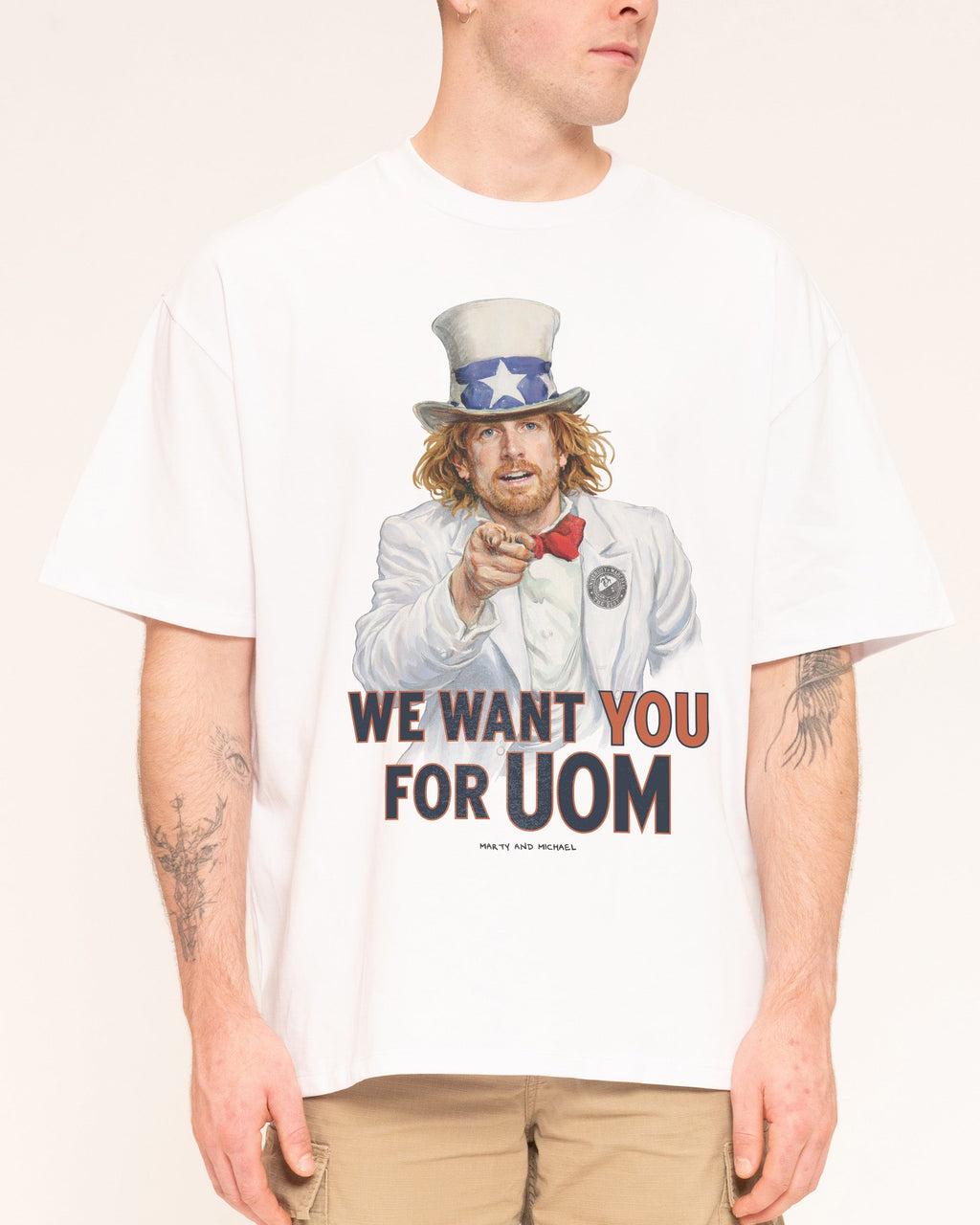 We Want You for Uom Oversized - Adult & Kids T-Shirts, Sweatshirts & Hoodies apparel design preview 1
