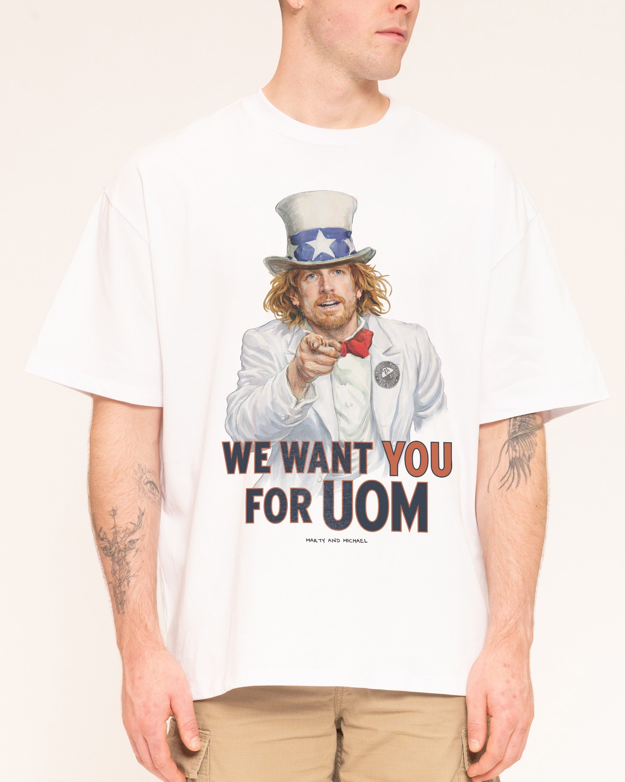 We Want You for Uom Oversized - Adult & Kids T-Shirts, Sweatshirts & Hoodies apparel design preview 1