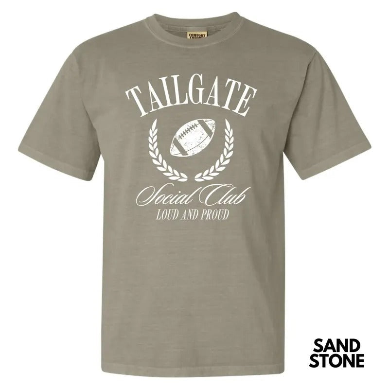 White Tailgate Social Club Comfort Colors 'NLB' - Adult & Kids T-Shirts, Sweatshirts & Hoodies apparel design preview 1