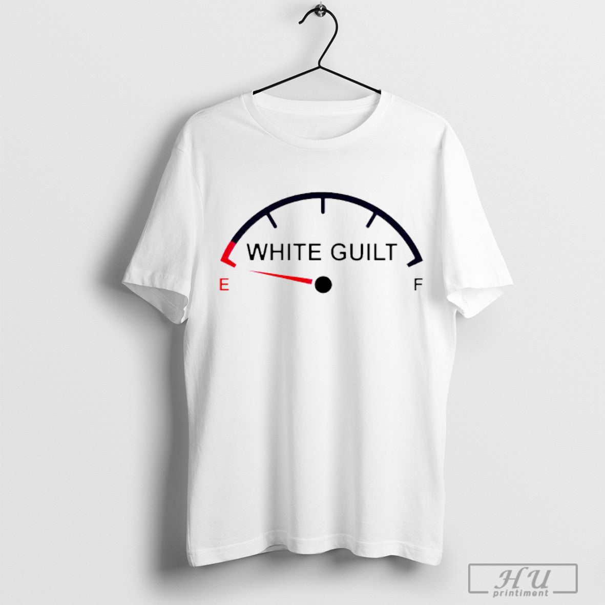 White Guilt Fuel Gauge - Adult & Kids T-Shirts, Sweatshirts & Hoodies apparel design preview 1