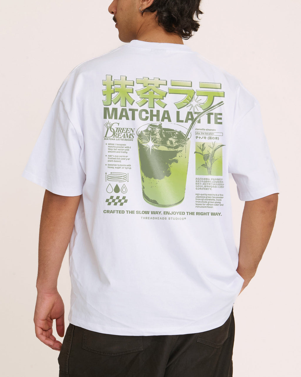 Matcha Latte Oversized - Adult & Kids T-Shirts, Sweatshirts & Hoodies apparel design preview 1