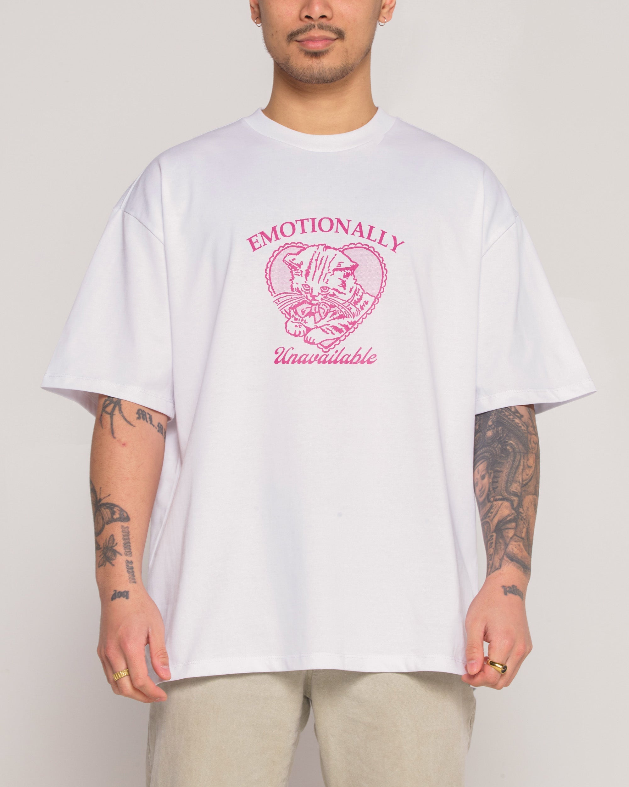 Emotionally Unavailable Oversized - Adult & Kids T-Shirts, Sweatshirts & Hoodies apparel design preview 1