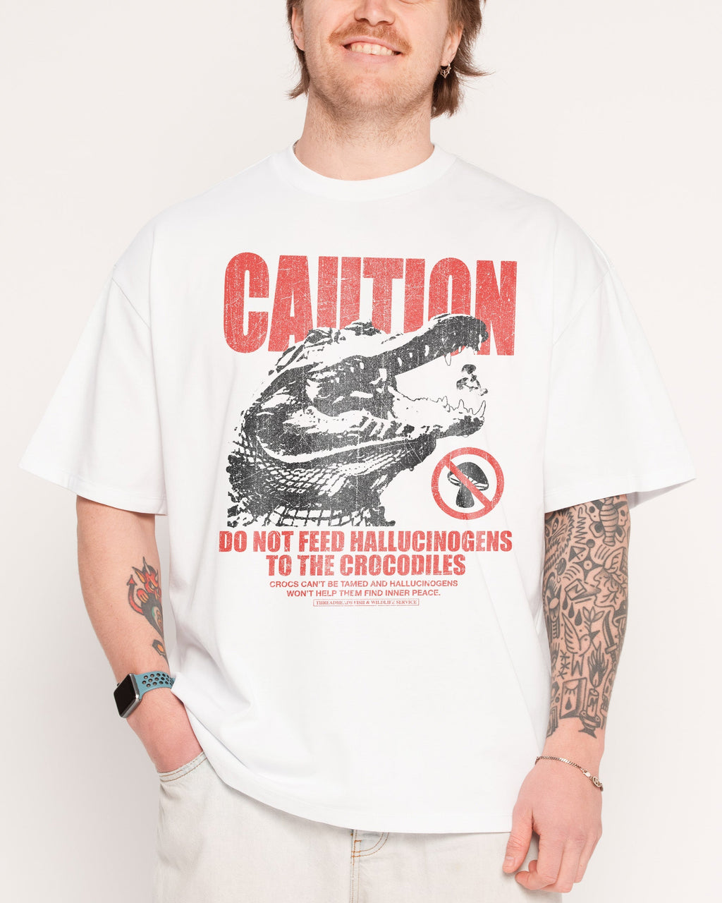 No Trips for Crocs Oversized - Adult & Kids T-Shirts, Sweatshirts & Hoodies apparel design preview 1