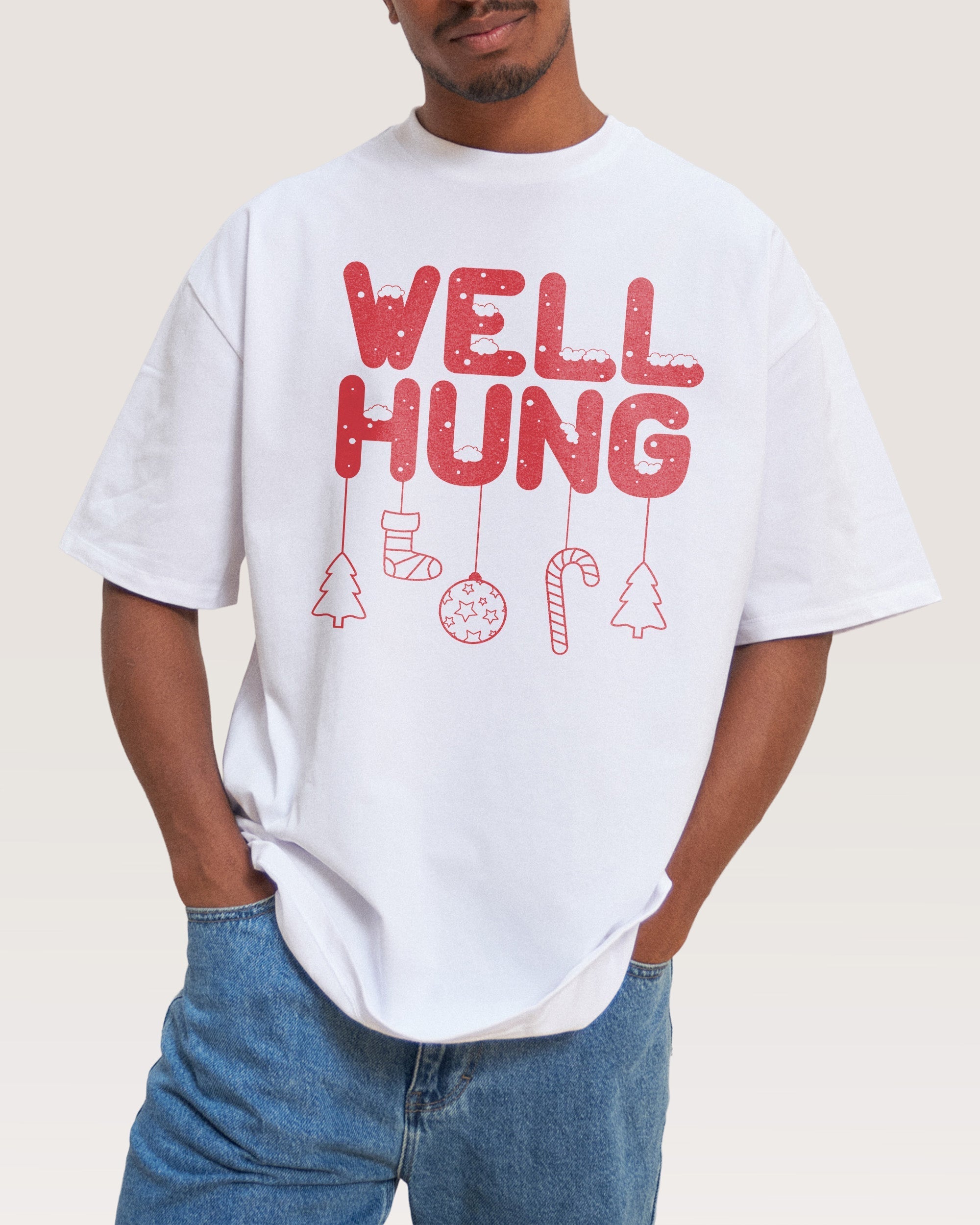Well Hung Oversized - Adult & Kids T-Shirts, Sweatshirts & Hoodies apparel design preview 1