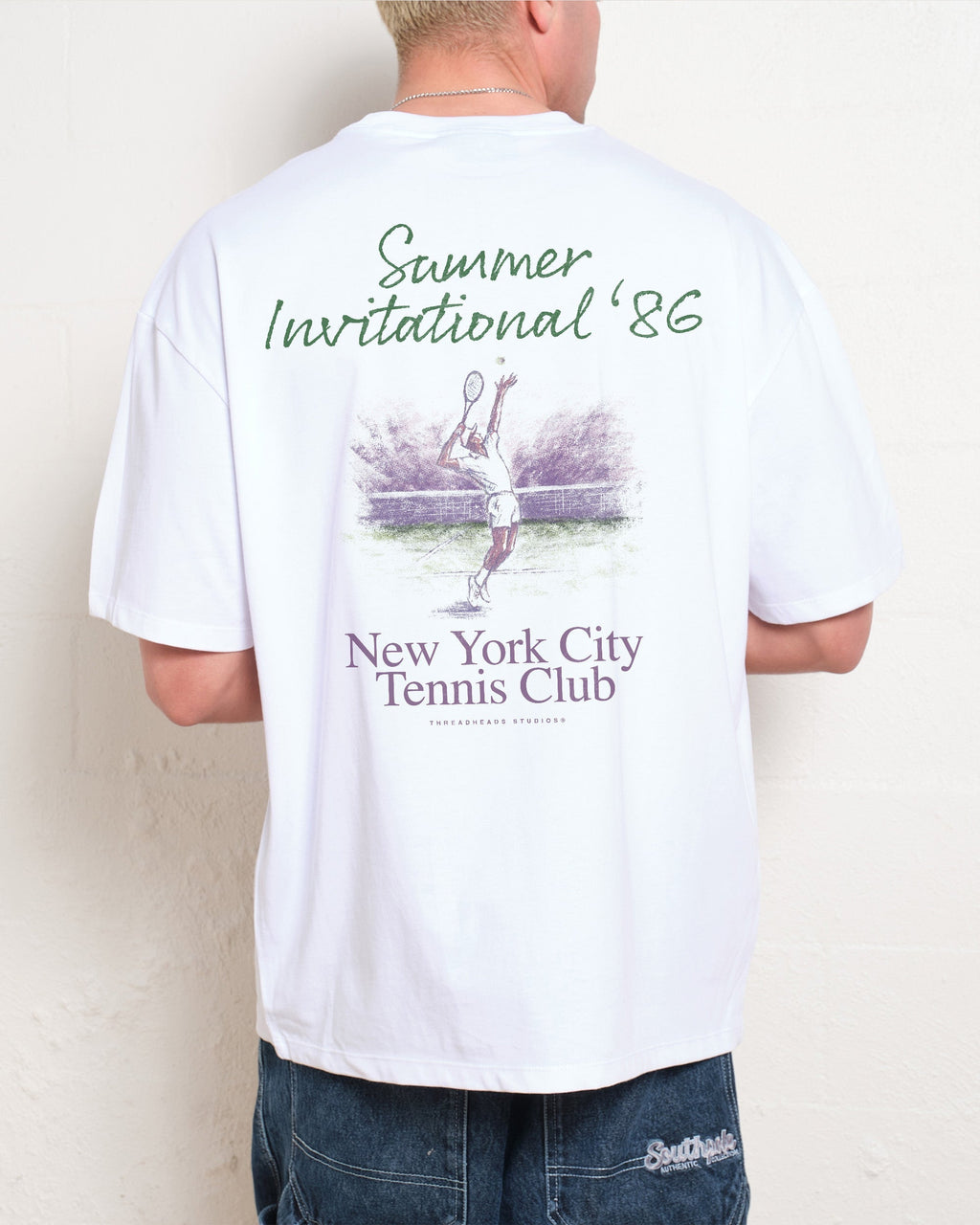 NYC Tennis Club Oversized - Adult & Kids T-Shirts, Sweatshirts & Hoodies apparel design preview 1