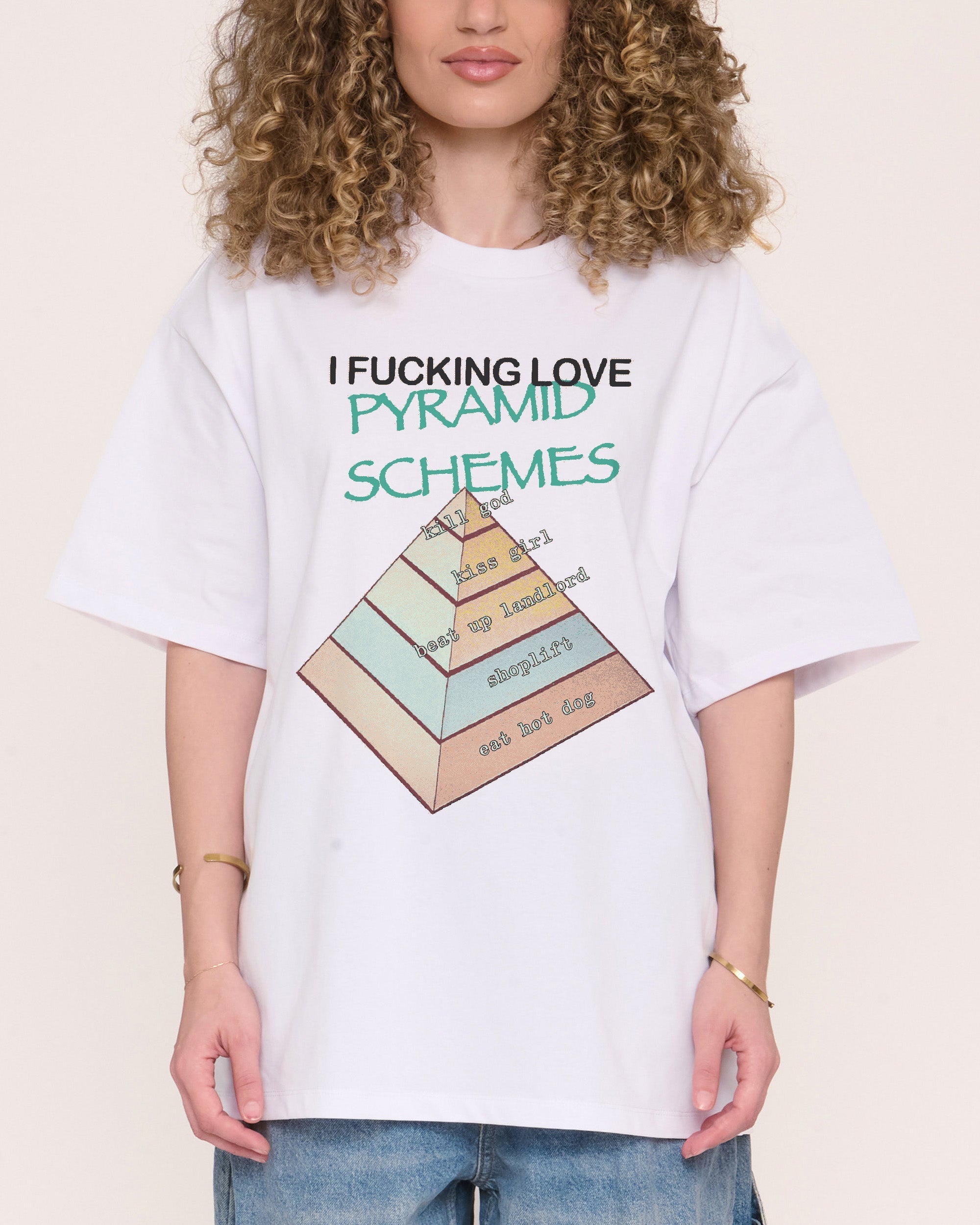 Pyramid Scheme Oversized - Adult & Kids T-Shirts, Sweatshirts & Hoodies apparel design preview 1