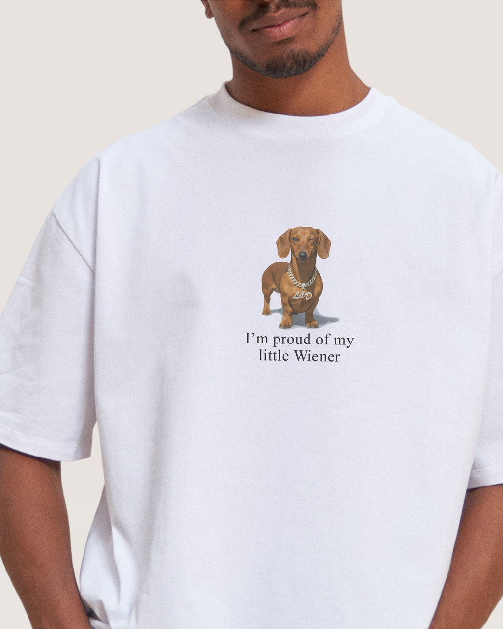 Little Wiener Oversized - Adult & Kids T-Shirts, Sweatshirts & Hoodies apparel design preview 1
