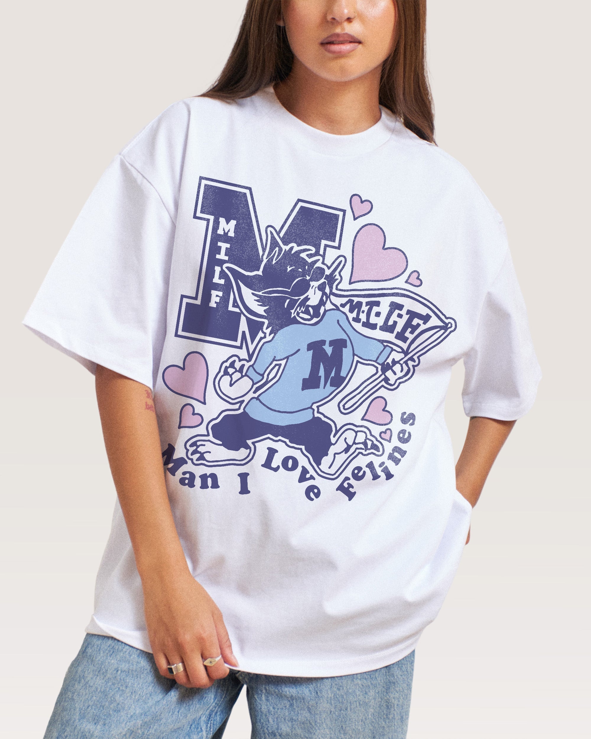 Milf Mascot Oversized - Adult & Kids T-Shirts, Sweatshirts & Hoodies apparel design preview 1
