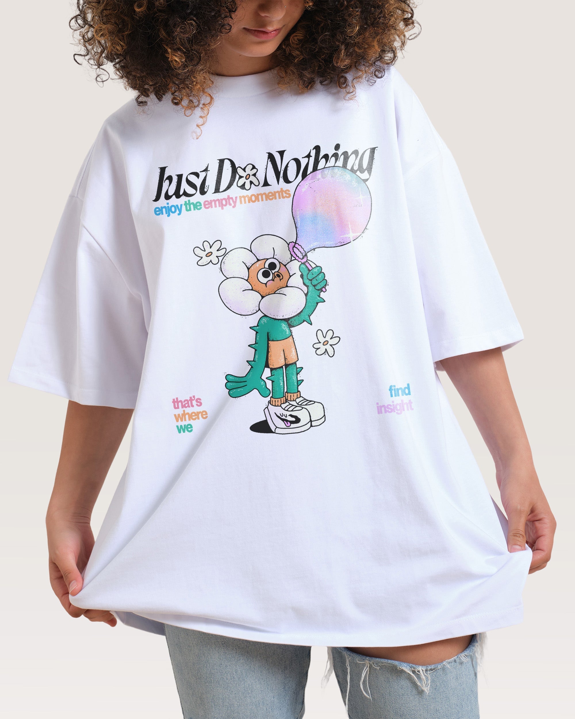 Just Do Nothing Oversized - Adult & Kids T-Shirts, Sweatshirts & Hoodies apparel design preview 1