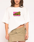 Warning! Don't Pet The Leopard Boxy Crop - Adult & Kids T-Shirts, Sweatshirts & Hoodies apparel design preview 1