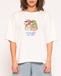 No Thoughts, Just Vibes Boxy Crop - Adult & Kids T-Shirts, Sweatshirts & Hoodies apparel design preview 1