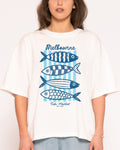 Melbourne Fish Market Boxy Crop - Adult & Kids T-Shirts, Sweatshirts & Hoodies apparel design preview 1