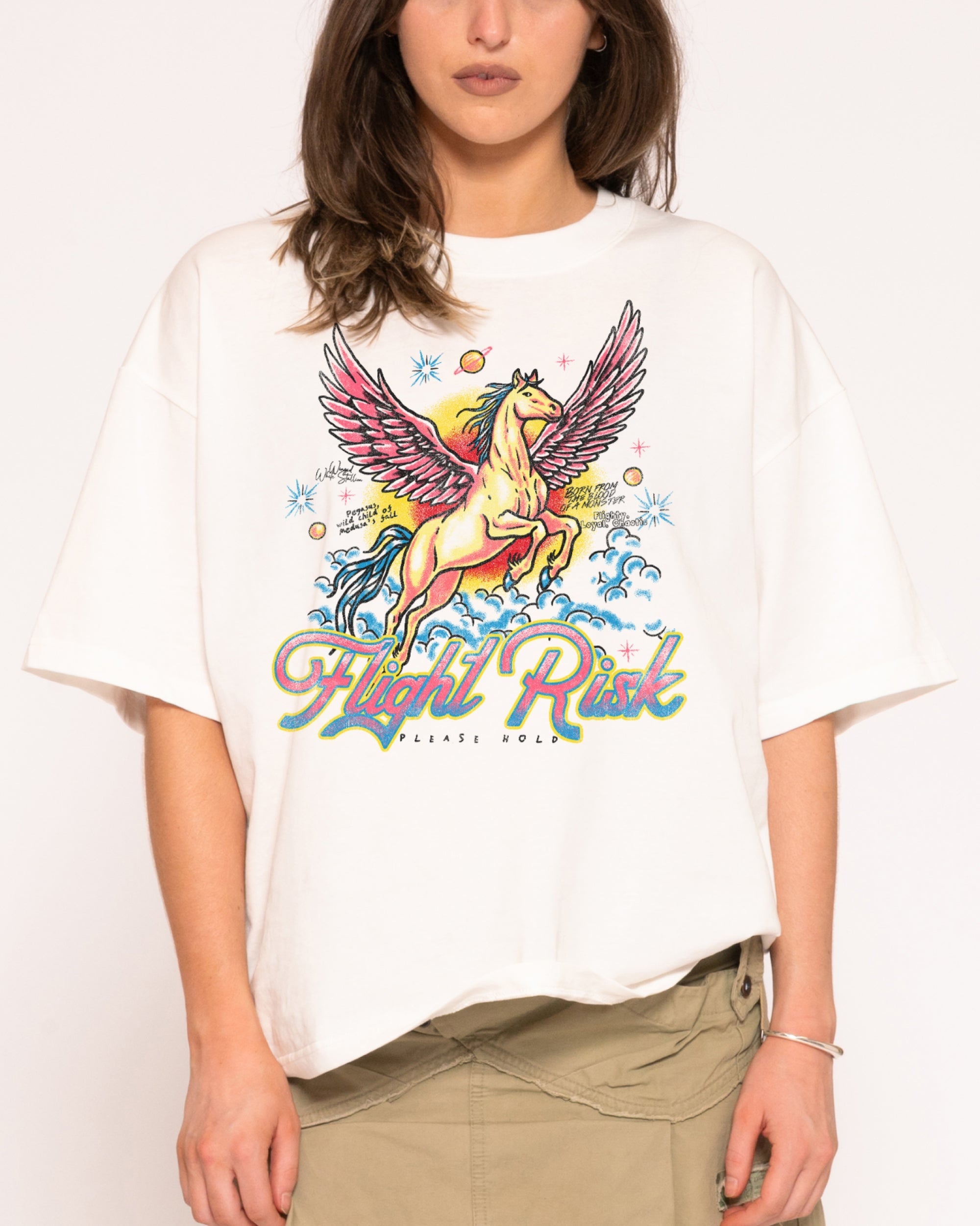 Flight Risk Boxy Crop - Adult & Kids T-Shirts, Sweatshirts & Hoodies apparel design preview 1